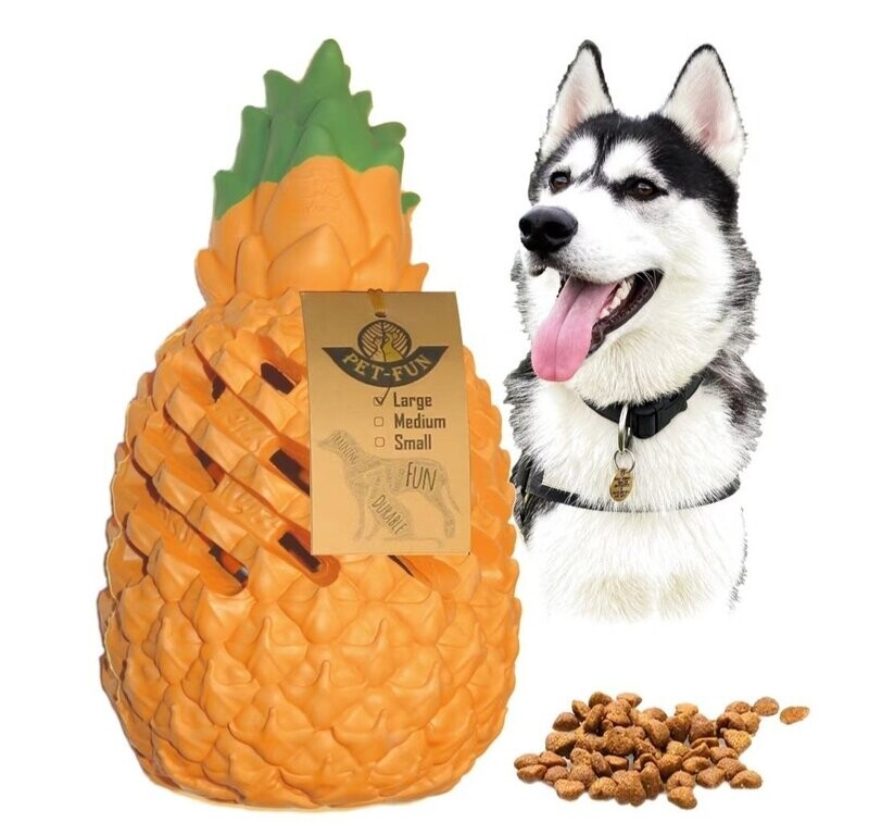 Jouet d'occupation ananas taille L
