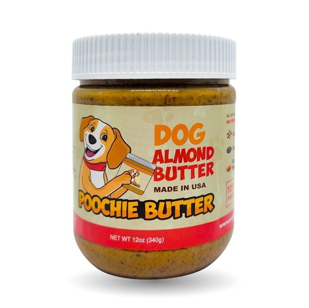 Beurre d'amandes pour chiens