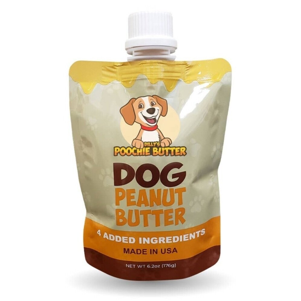 Beurre de cacahuètes en paquet pour chien
