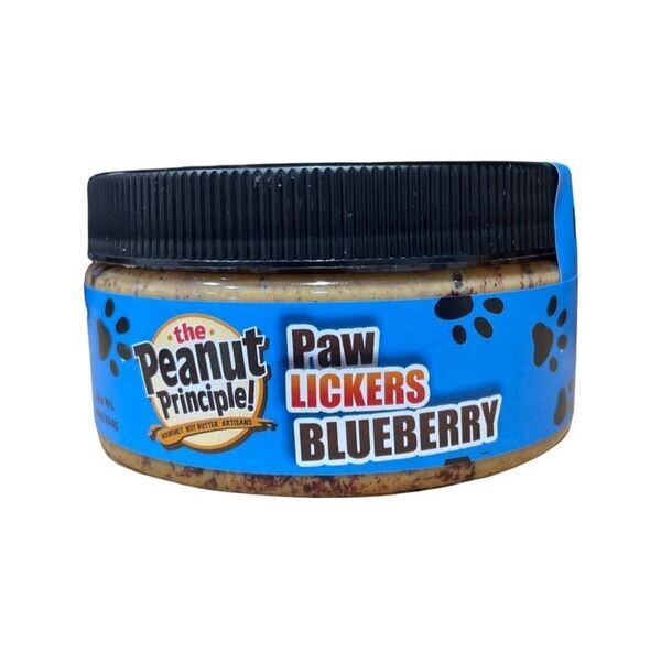 Beurre de cacahuètes aux bleuets pour chien