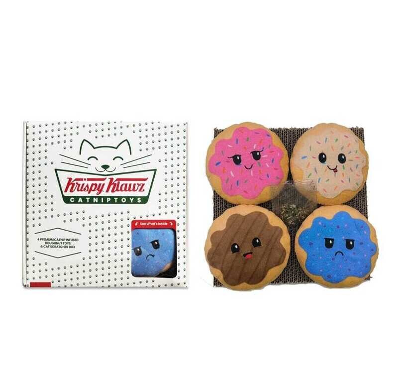 Jouets donuts chat