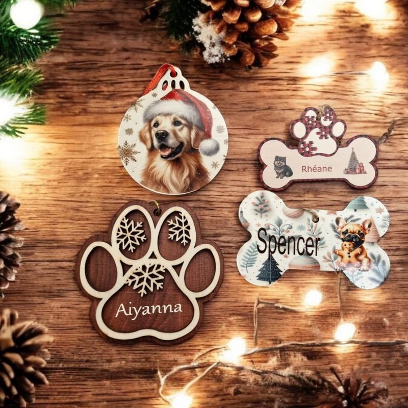 Boules de Noël à personnaliser