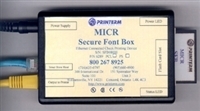 Secure FontBox with Postscript MICR Fonts, Ethernet
