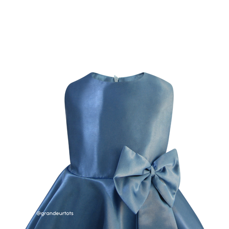 Sena Dress For Girls - Blue