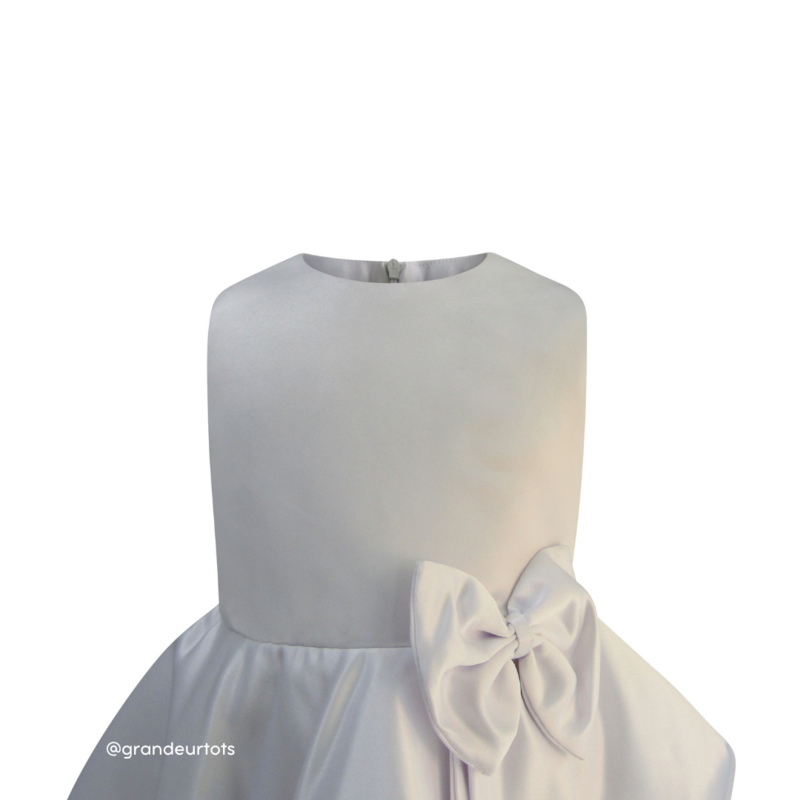 Sena Dress For Girls - White