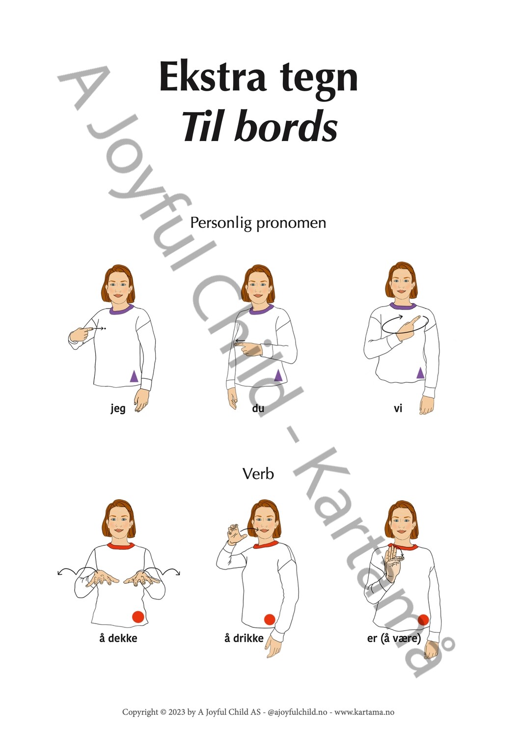 Ekstra tegn - Til bords