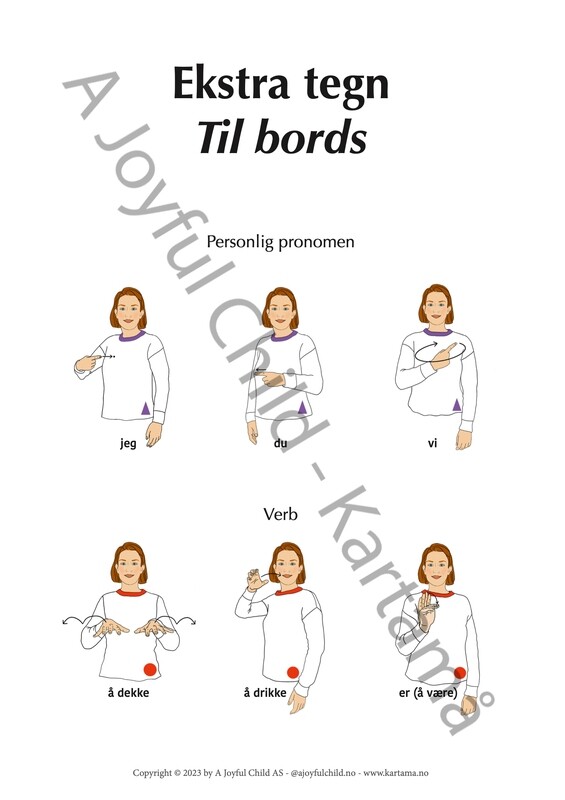 Ekstra tegn - Til bords