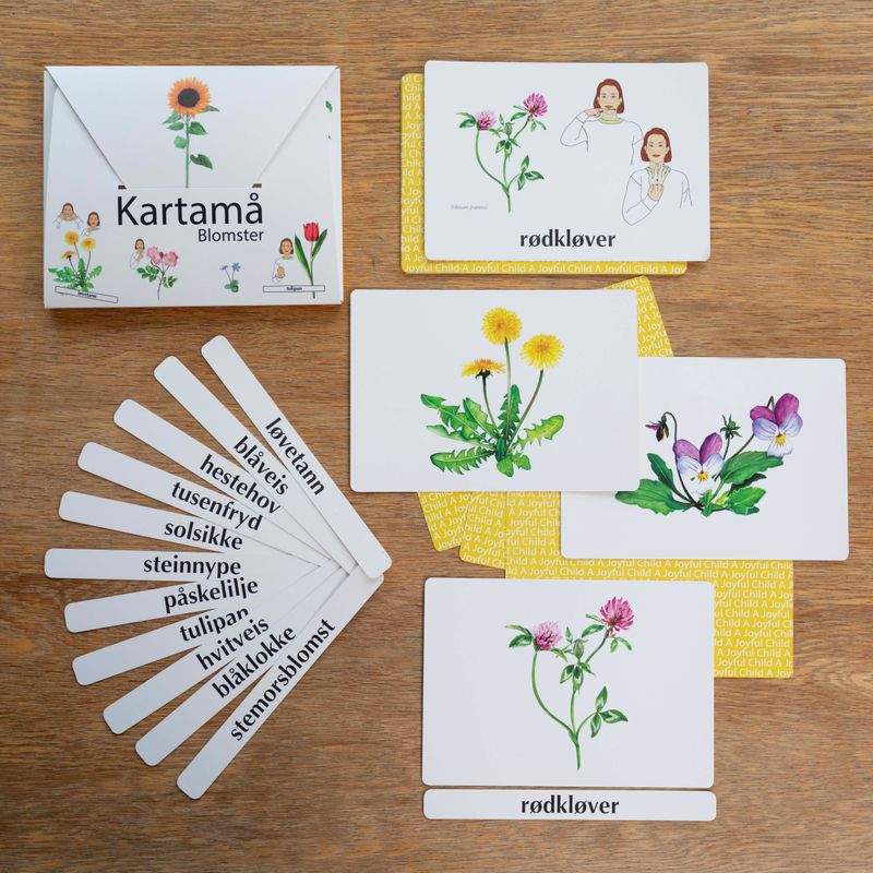 Kartamå spillet - NeverTear - Blomster