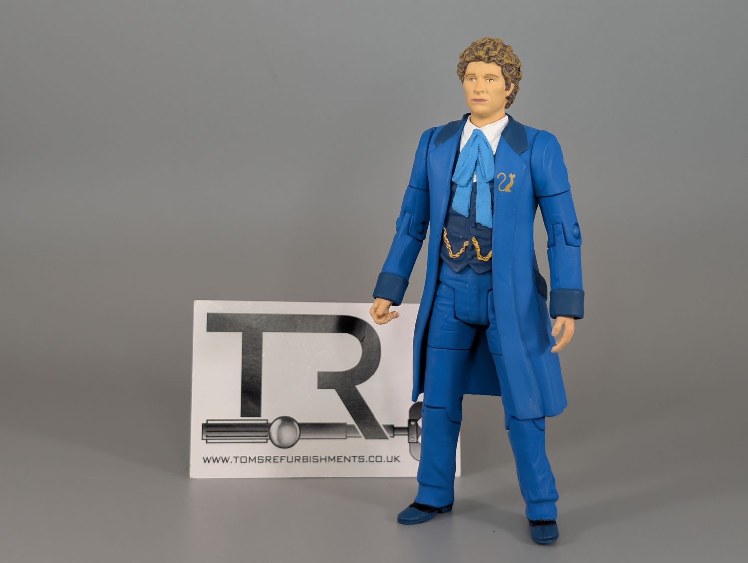 6th Doctor "Realtime" figure in blue outfit 6th Doctor "Realtime" figure in blue outfit