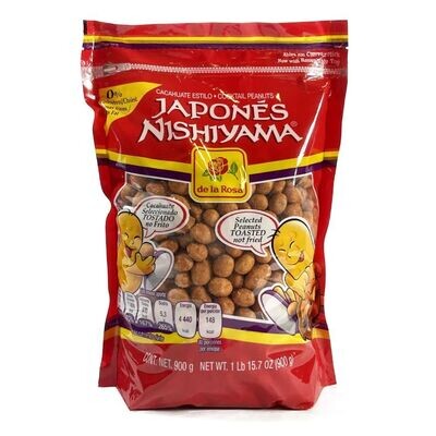 De La Rosa Nishiyama Japanese Coctail Peanuts 900 gr Bag