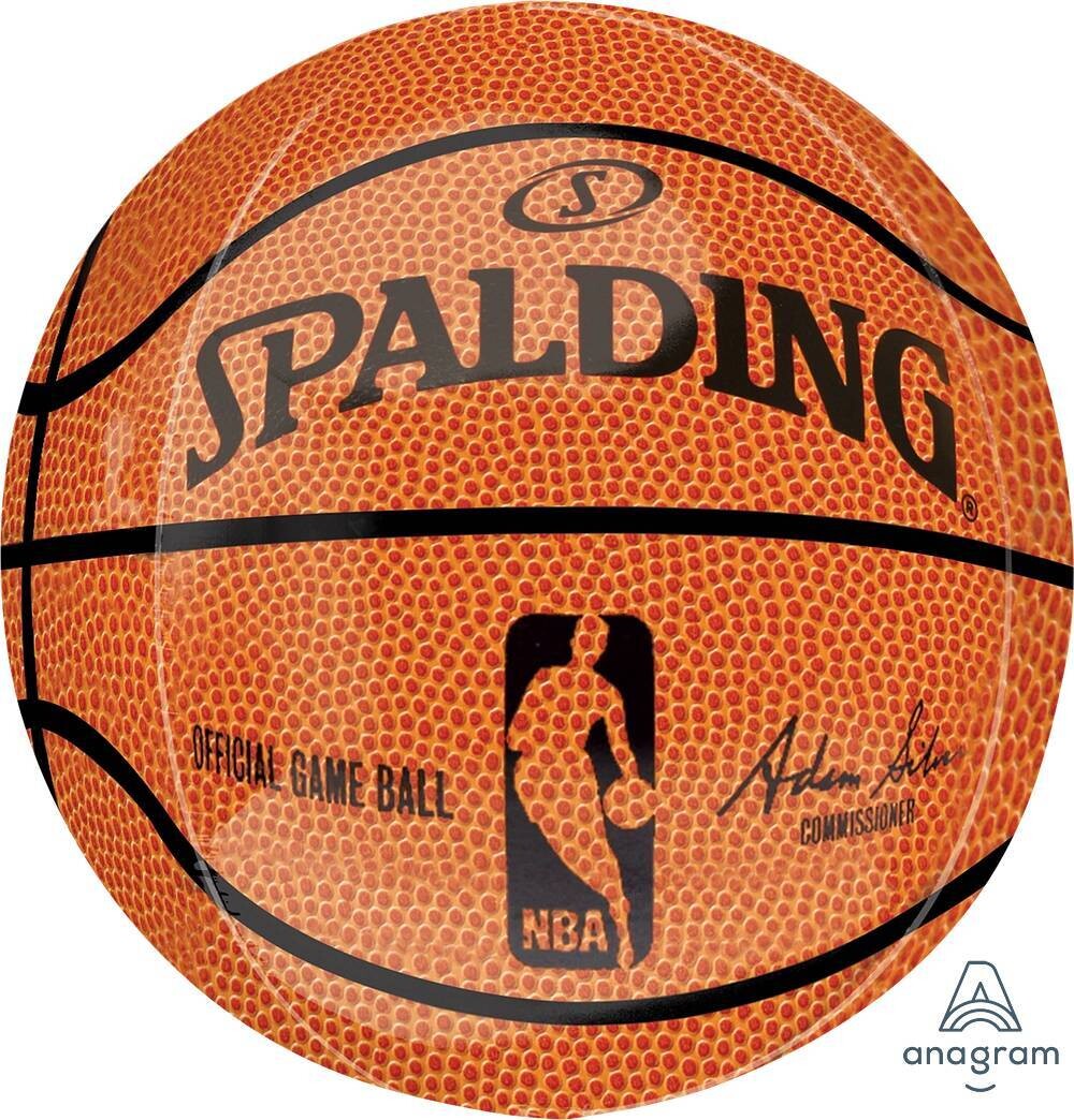 15" NBA SPALDING BASKETBALL ORBZ