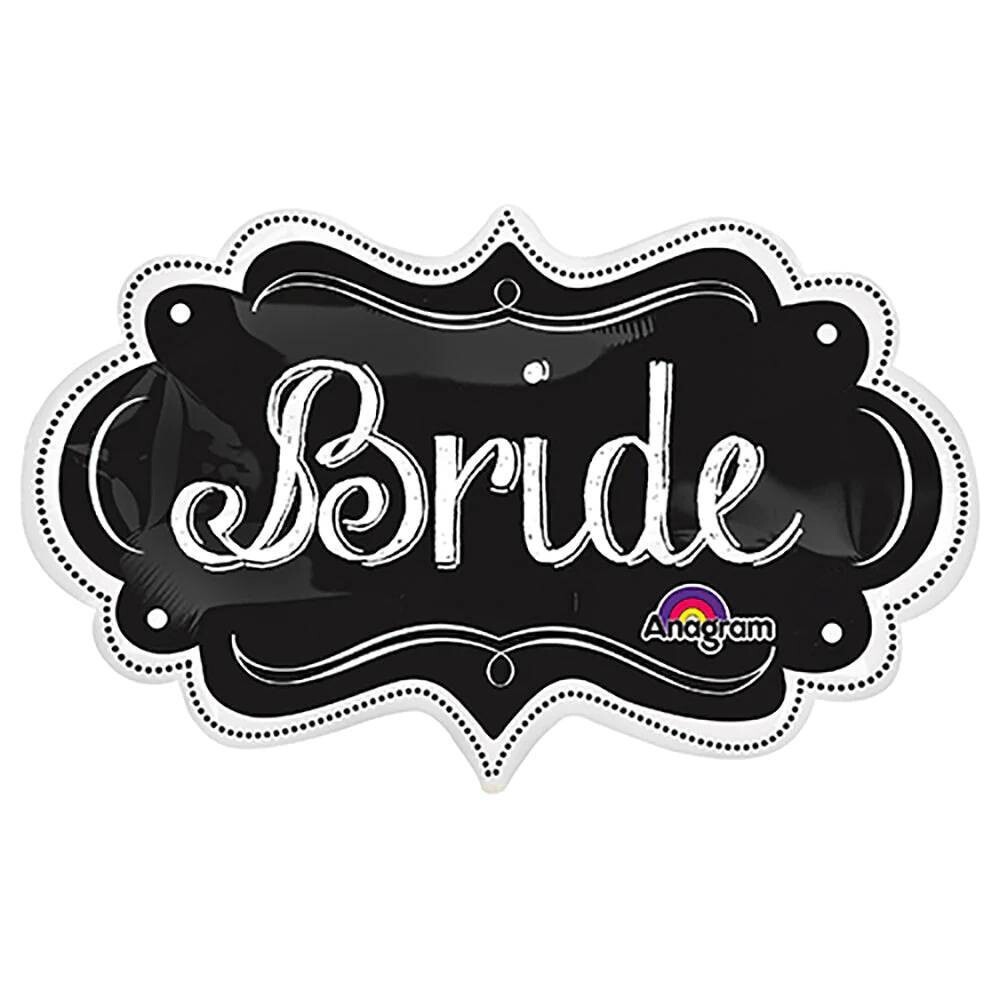 BRIDE CHALKBOARD MARQUEE SUPER SHAPE