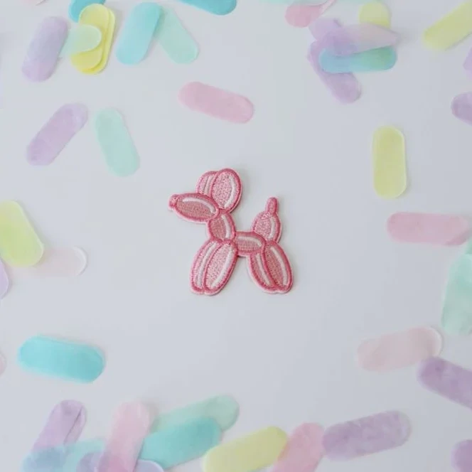 Balloon Dog Patch (Pink)