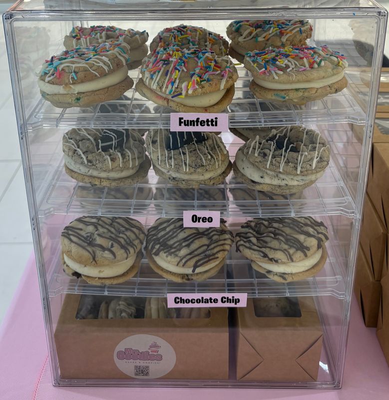 Half Dozen Full Size Cookie Sandwiches