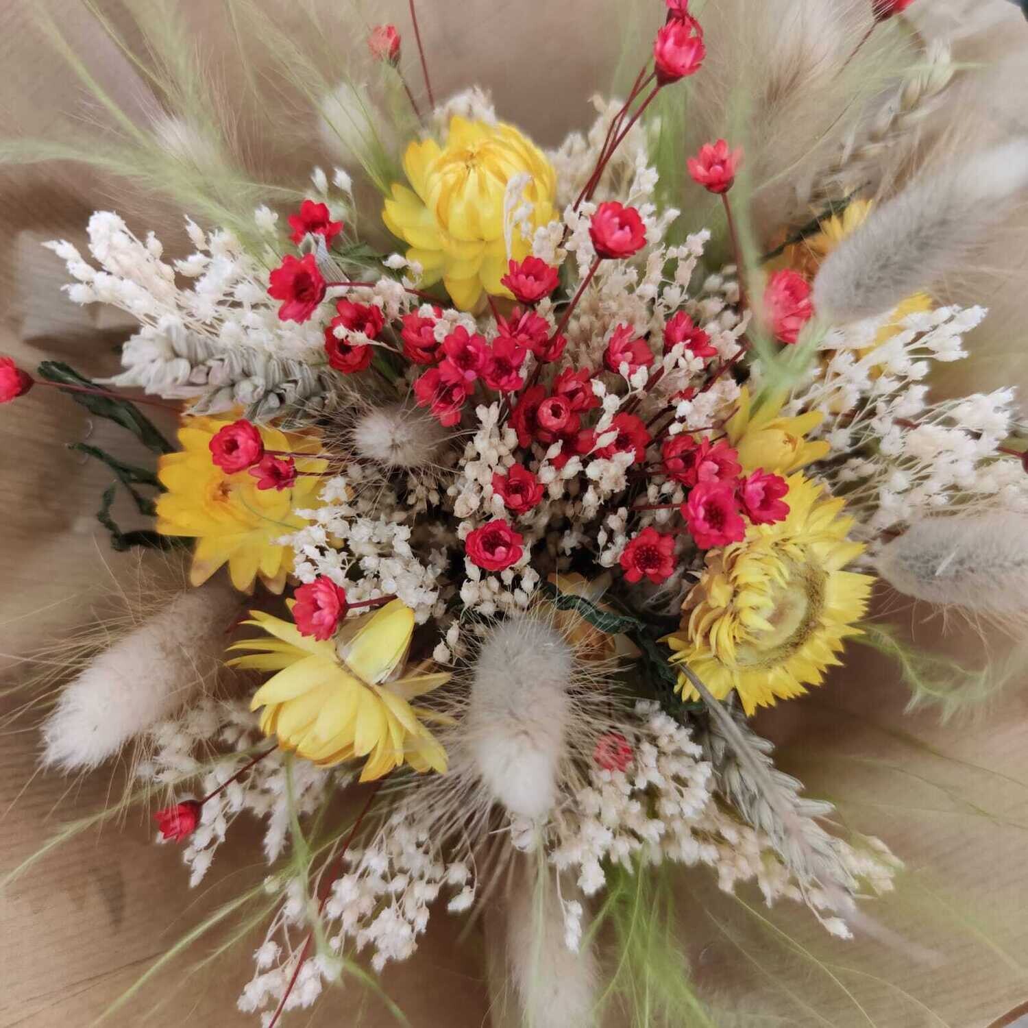 Bouquet di fiori secchi