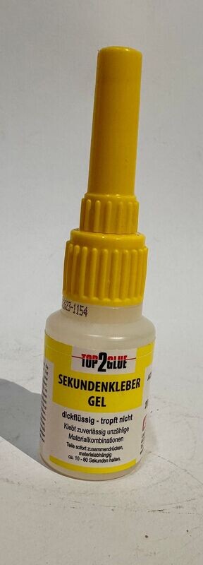 Top2Glue Sekundenkleber Top2Glue Sekundenkleber "Gel" (20g Flasche) für Duplo