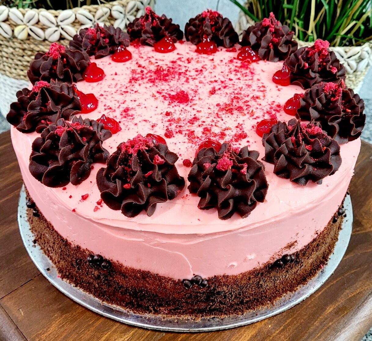 Raspberry Red Velvet Cake
