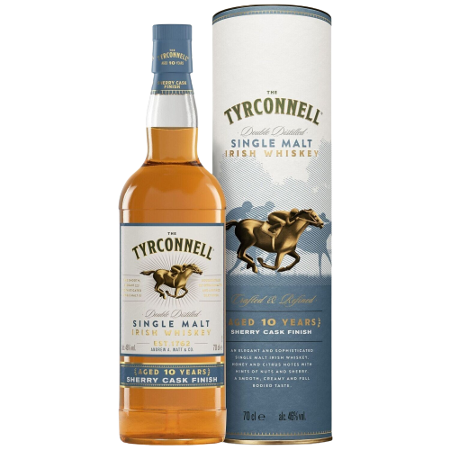 The Tyrconnell 10 Jahre Sherry Cask Finish Single Malt Irish Whiskey 46% VOL. (1x0,7ltr.) OVP