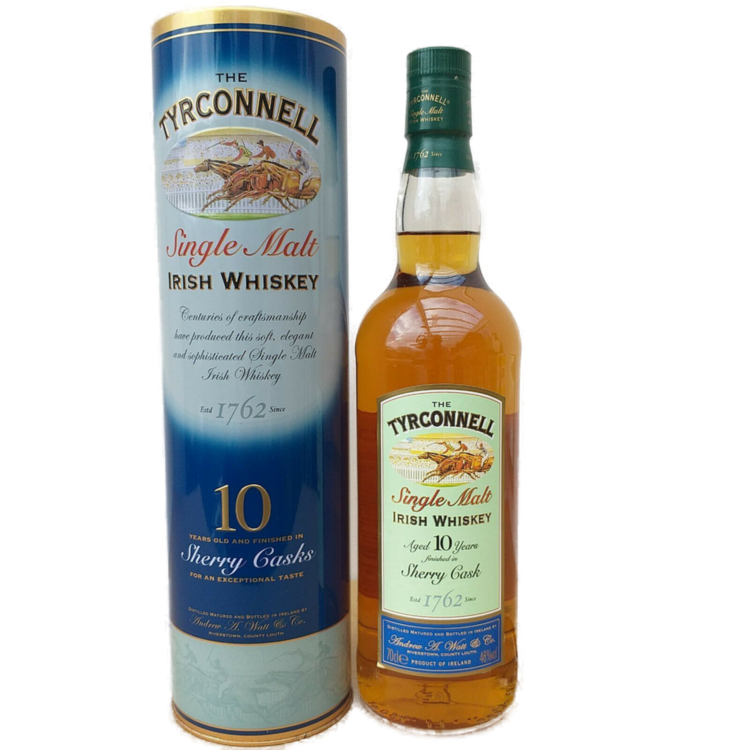 The Tyrconnell 10 Jahre Sherry Casks Irish Whiskey 46% VOL.(1x0,7ltr.) OVP