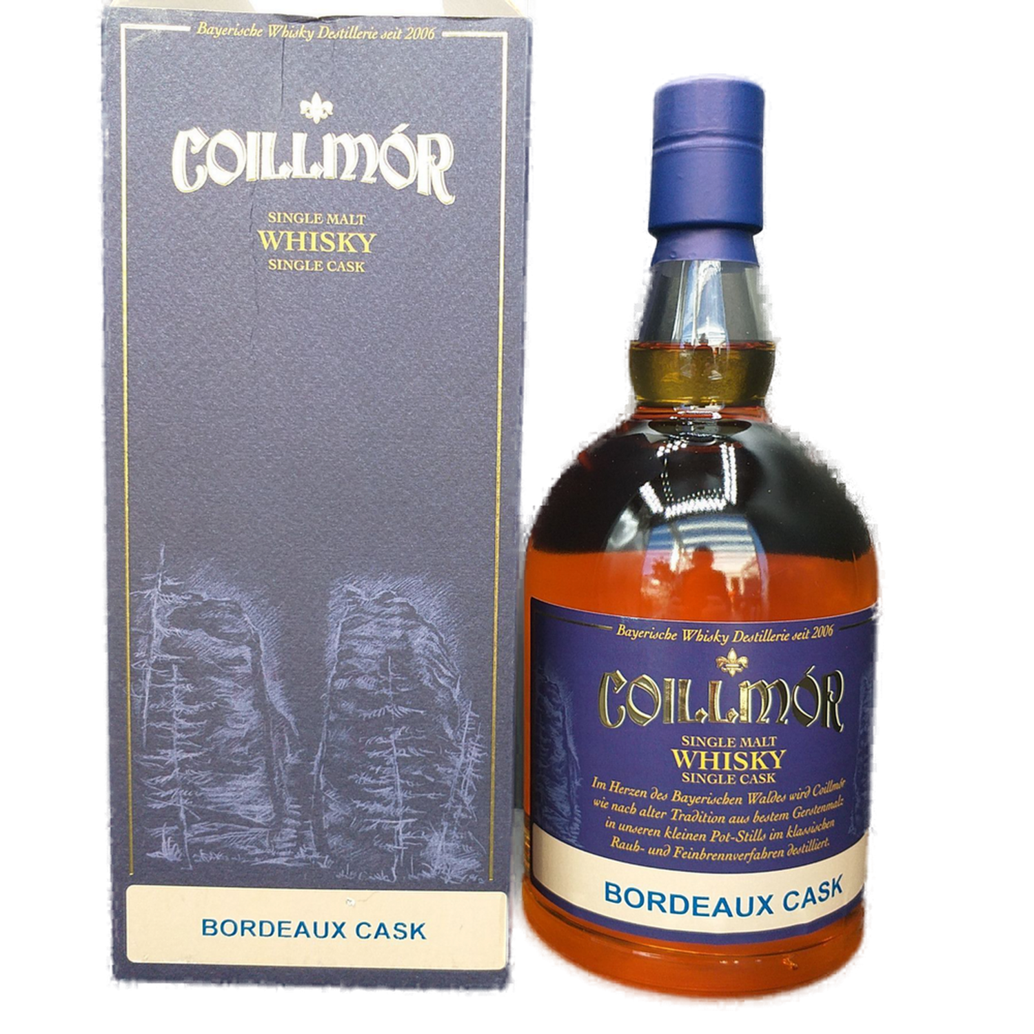 Coillmor Bordeaux Cask Single Malt Whisky 46% VOL. 2011/2019 (1x0,7ltr.) 360 Bottles OVP