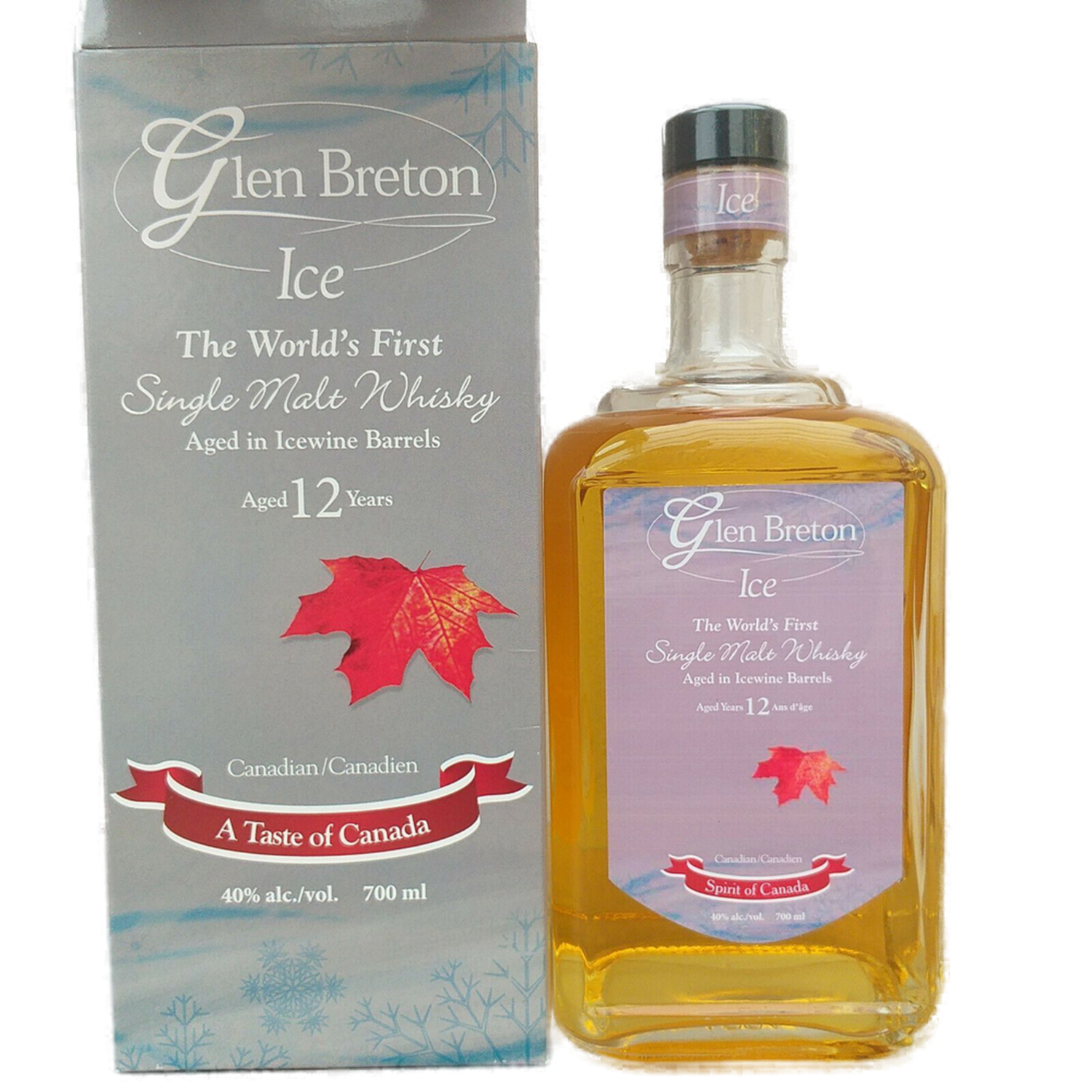 Glen Breton 12 Jahre ICE  Single Malt Whisky 40% VOL. (1x0,7ltr.) OVP