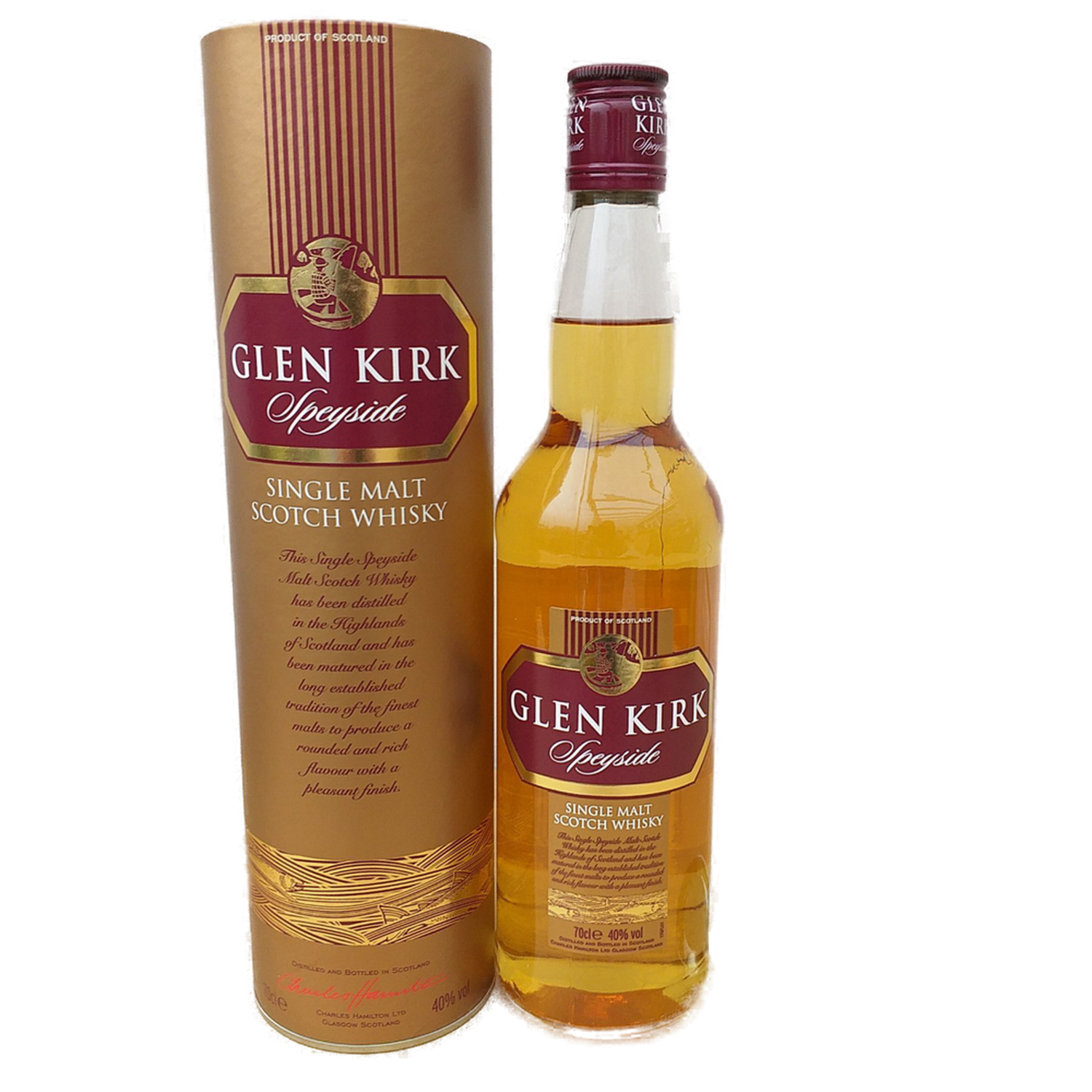 Glen Kirk Speyside Single Malt Scotch Whisky 40% VOL. (1x0,7ltr.) OVP