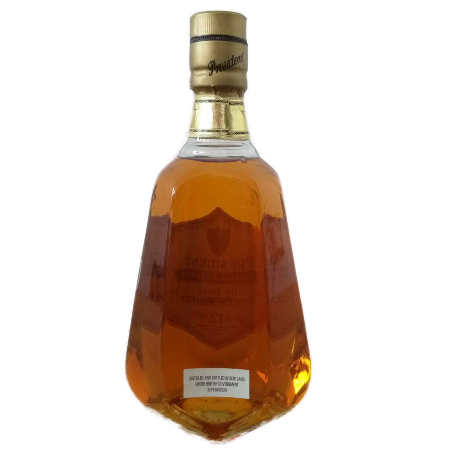 President 12 Jahre Special Reserve De Luxe Scotch Whisky 43