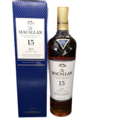 The Macallan 15 Years Double Cask Single Malt Scotch Whisky Scotland 43% VOL. (1x0,7ltr.) OVP