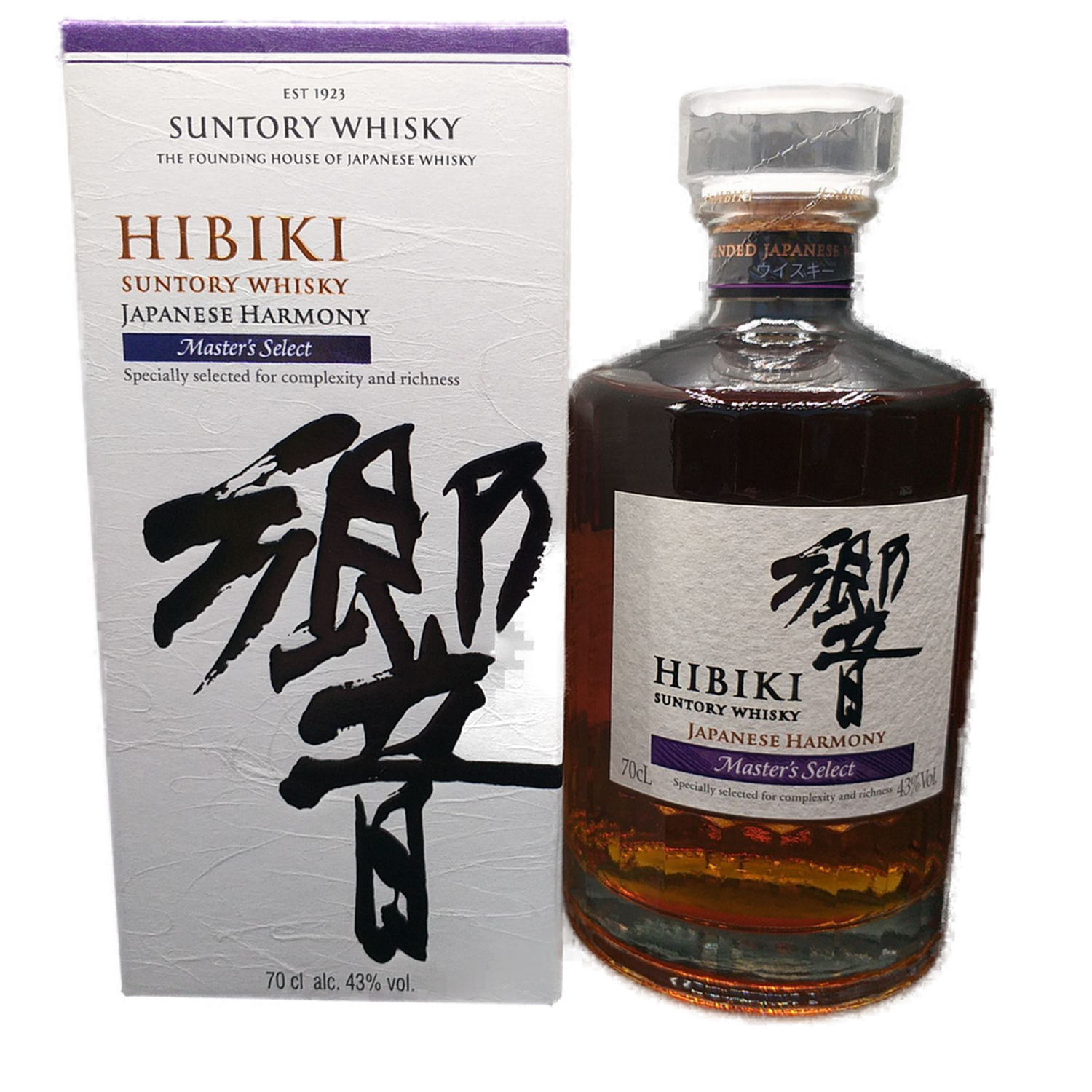Hibiki Master's Select Suntory Japanese Whisky 43% VOL. (1x0,7ltr.) OVP