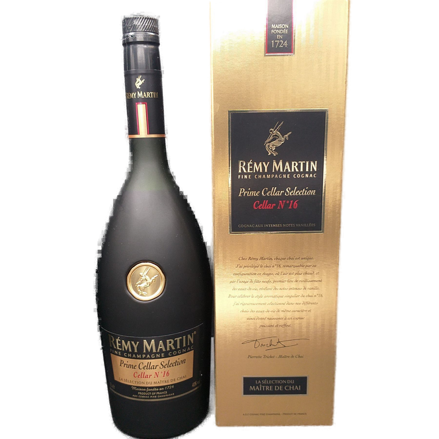 Remy Martin Prime Cellar Selection Cellar No. 16 Fine Champagne Cognac 40% VOL. (1x1,0ltr.) OVP