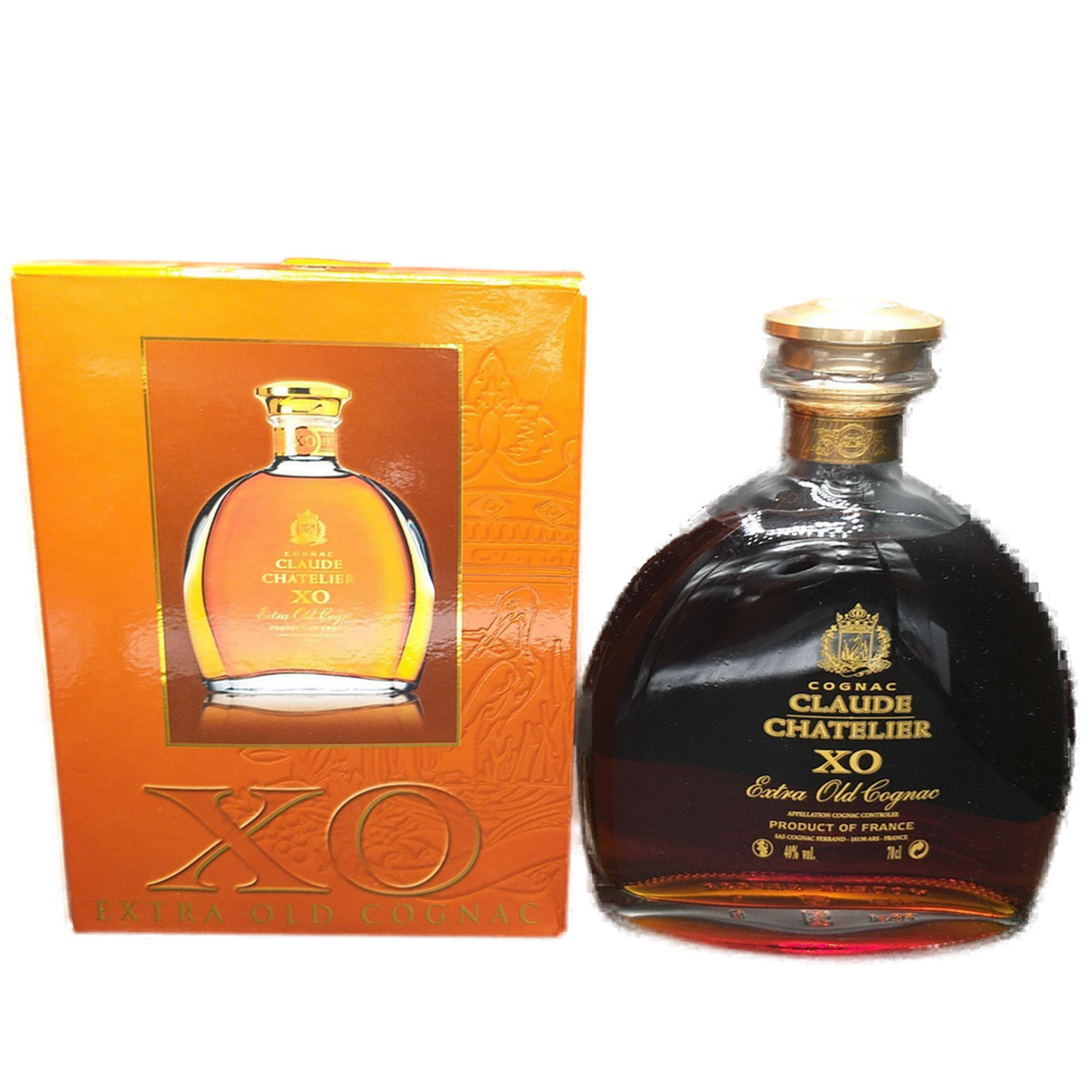 Claude Chatelier XO Extra Old Cognac Frankreich 40% VOL. (1x0,7ltr.) OVP