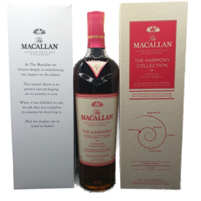 The Macallan 2022 The Harmony Collection Intense Arabica Highland Single Malt Scotch Whisky Scotland 44% VOL. (1x0,7ltr.) Original packaging The Macallan 2022 The Harmony Collection Intense Arabica Highland Single Malt Scotch Whisky Scotland 44% VOL. (1x0,7ltr.) Original packaging