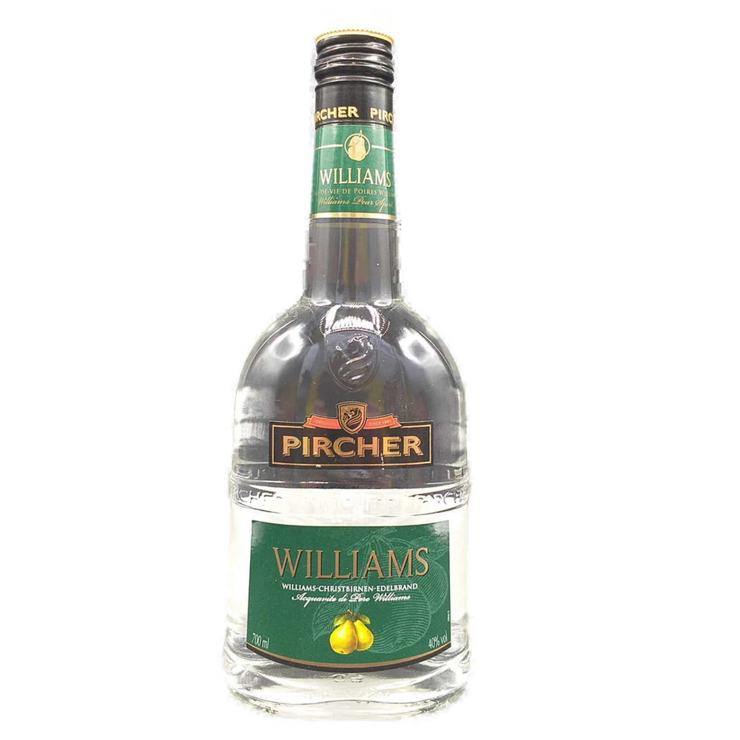 Pircher Williams-Christbirnen-Edelbrand 40% VOL. (1x0,7ltr.)
