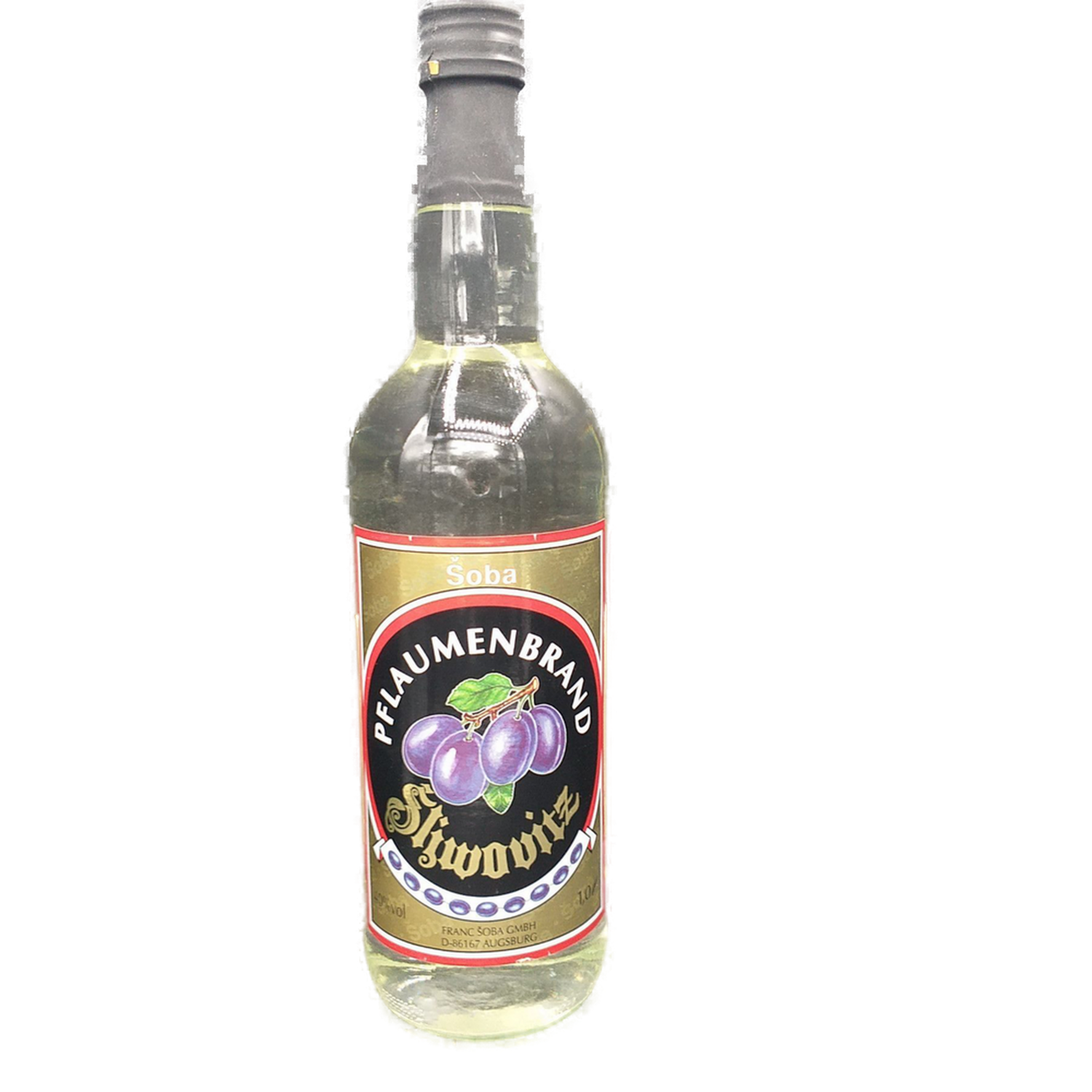Pflaumenbrand Sliwovitz Soba Deutschland 40% VOL. (1 x 1,0 Liter)