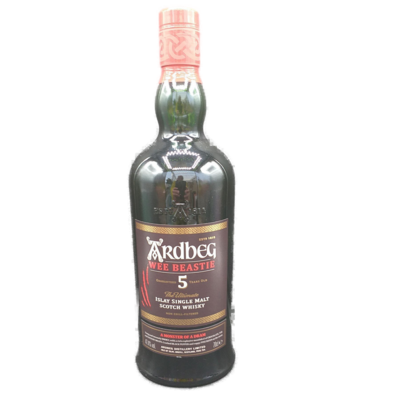 Ardbeg 5 Jahre Wee Beastie Islay Single Malt Scotch Whisky 47,4% VOL. (1x0,7ltr.)