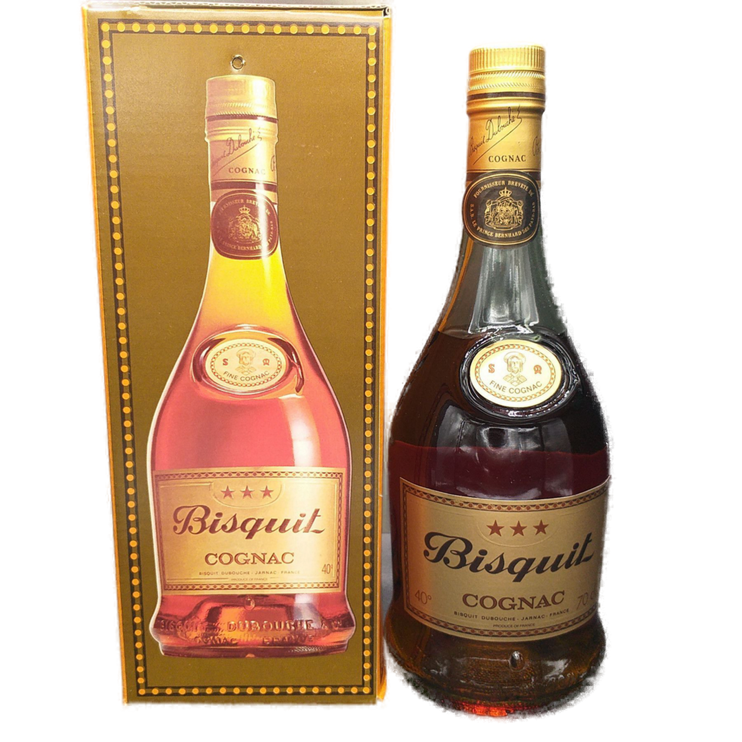 Bisquit Fine Cognac 40% VOL. (1x0,7ltr.) Originalverpackung