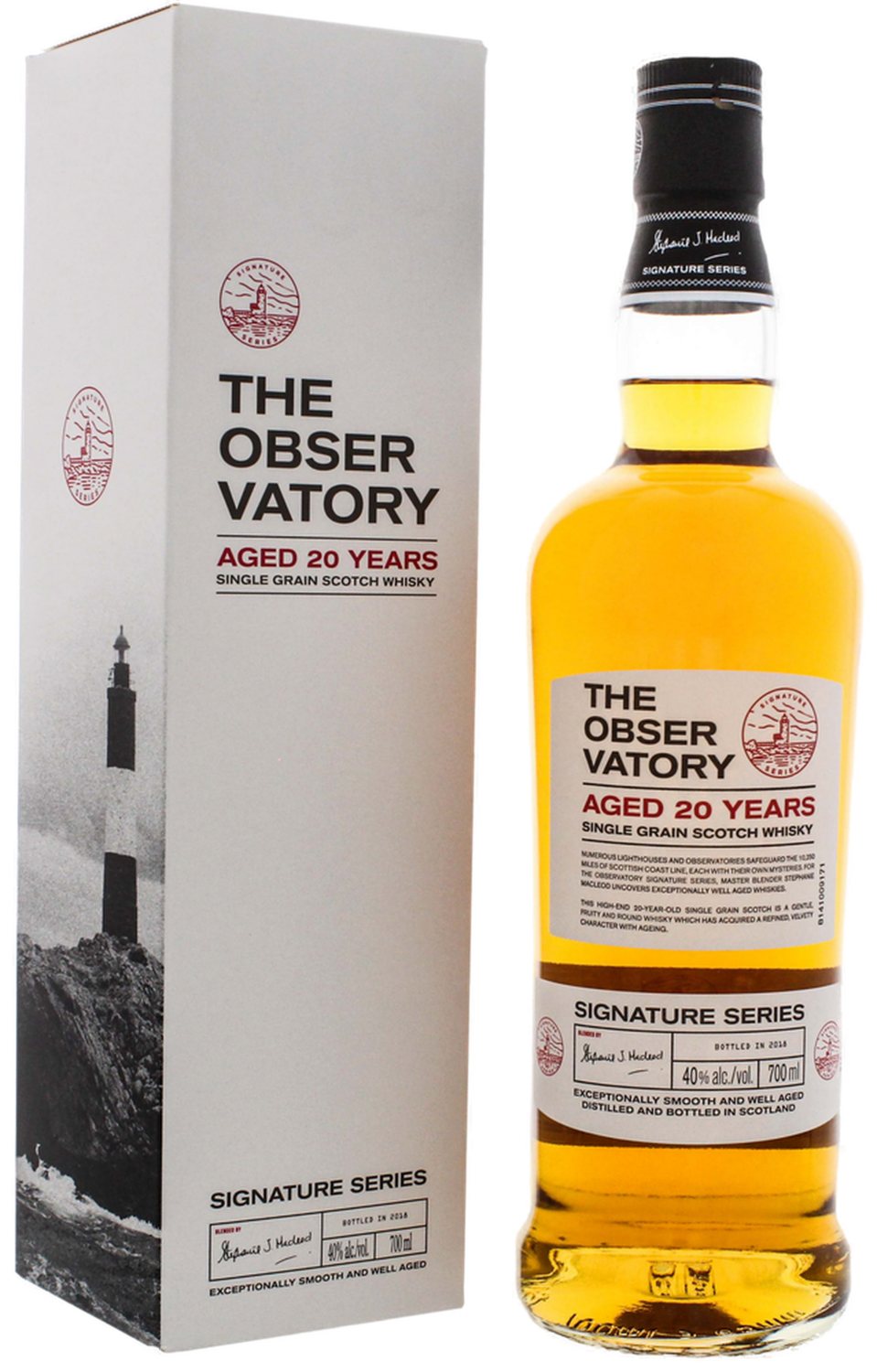 The Observatory 20 Years Signature Series Single Grain Scotch Whisky Scotland 40% VOL. (1x0,7ltr.) OVP