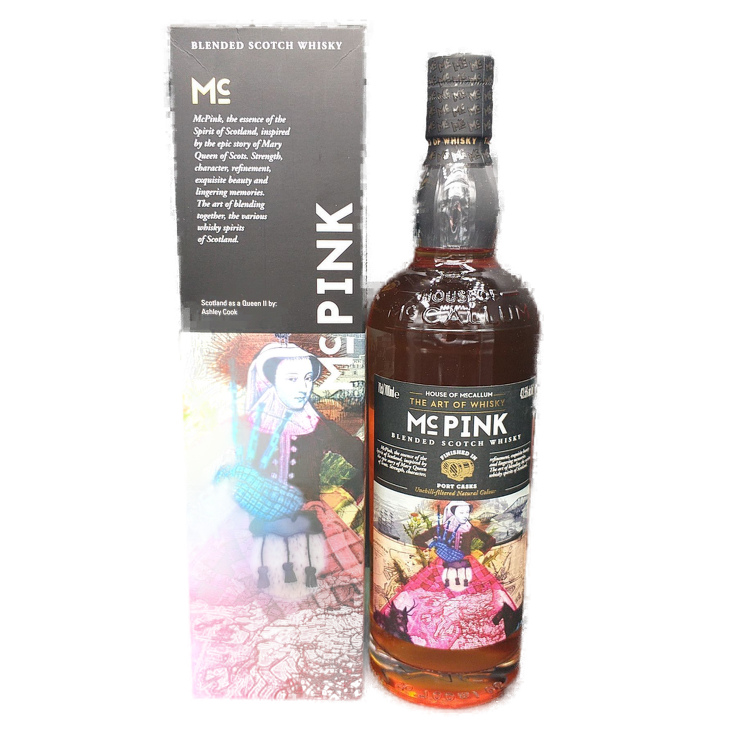 ​House of McCallum McPink Blended Scotch Whisky 43,5% VOL. (1x0,7ltr.) OVP