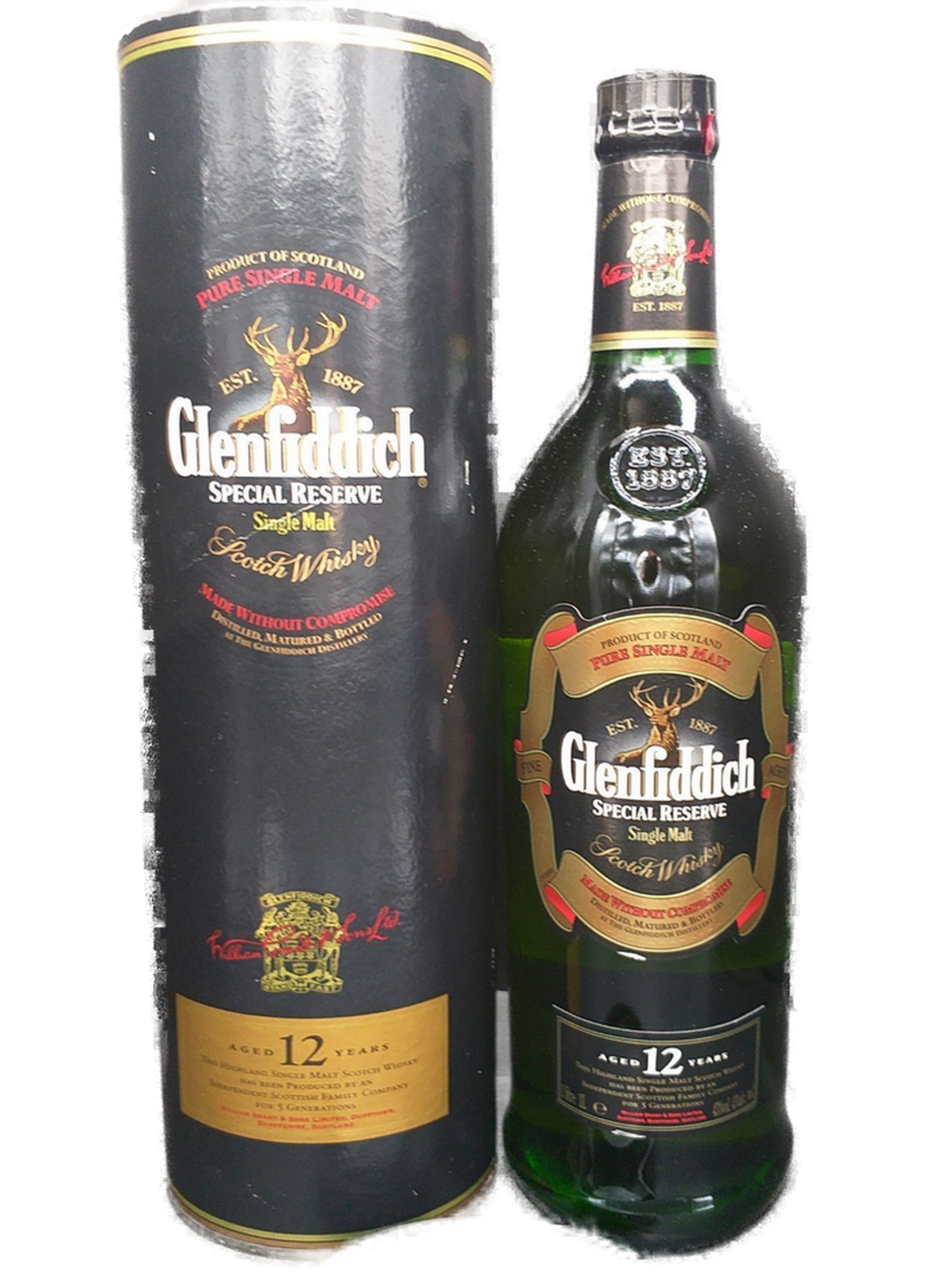 Glenfiddich 12 Years Special Reserve Pure Malt Scotch Whisky Scotland 43%  VOL. (1x1,0ltr.) OVP