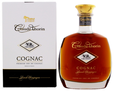 Claude Thorin VR Vieille Reserve Cognac Grande Champagne Frankreich 40% VOL. (1x0,7ltr.) inkl. Giftbox