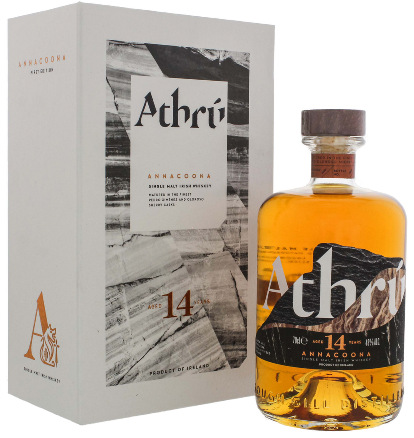 Athru Annacoona 14YO Single Malt Irish Whiskey Irland 48% VOL. (1x0,7ltr.) inkl. Giftbox