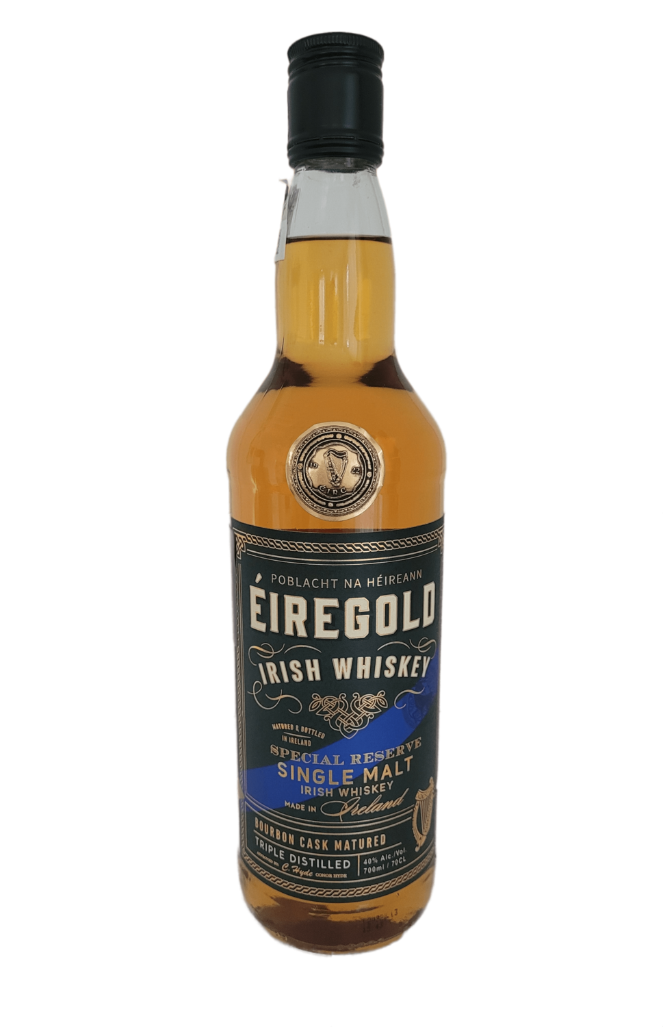 Eiregold Special Reserve Single Malt Whiskey 40% VOL. (1x0,7ltr.) Bourbon Cask Matured - Triple Distilled