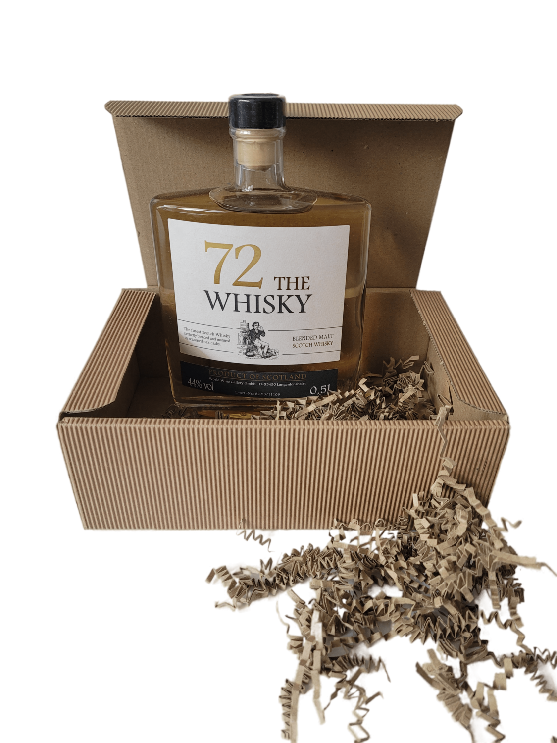 72 The Whisky Blended Malt Scotch Whisky Scotland 44% VOL. (1x0,5ltr.)  inkl. Giftbox