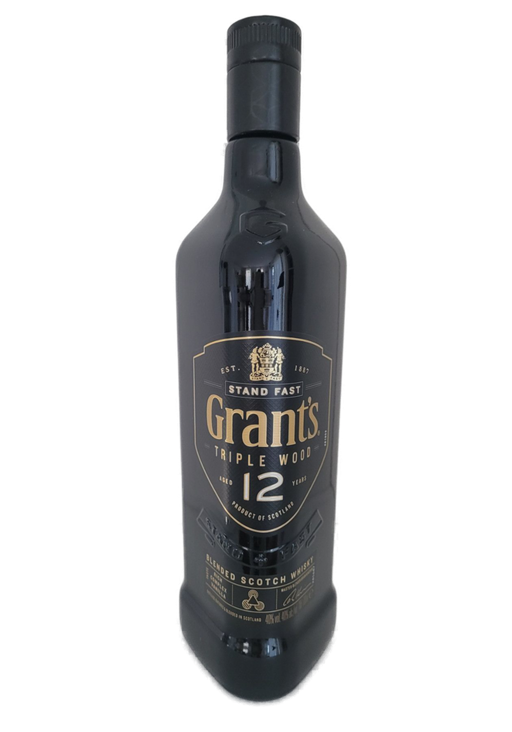 Grant's 12 Jahre Triple Wood Blended Scotch Whisky 40% VOL. (1x0,7ltr.)