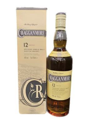 Cragganmore 12 Years Single Malt Scotch Whisky Scotland 40% VOL. (1x0,7ltr.) OVP