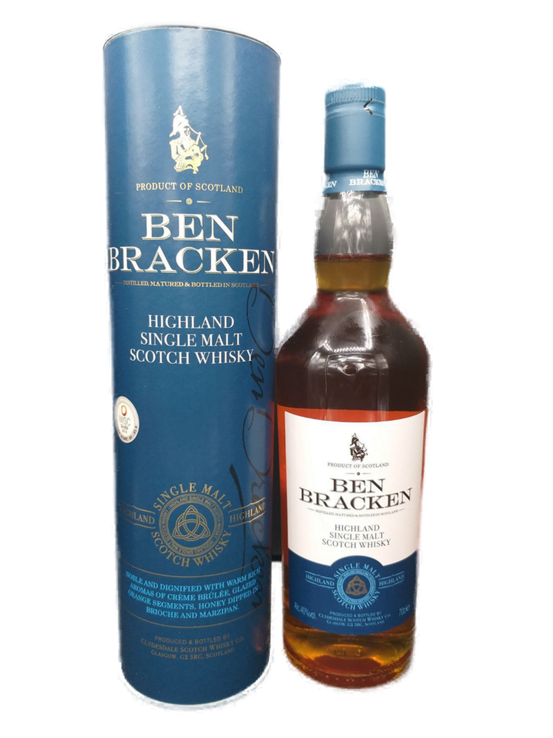 Ben Bracken OVP (1x0,7ltr.) Single Scotland 40% Scotch Malt VOL. Whisky Highland