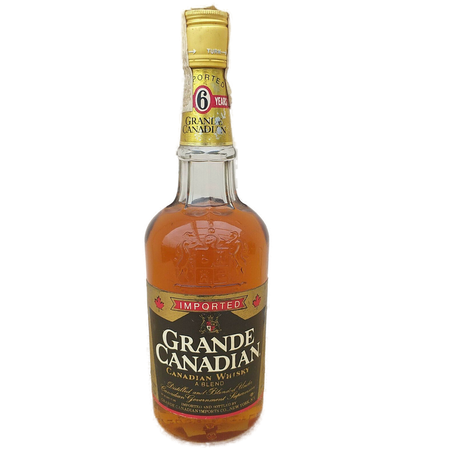 Grande Canadian 6 Jahre Whisky 43% VOL. (1x0,7ltr.)