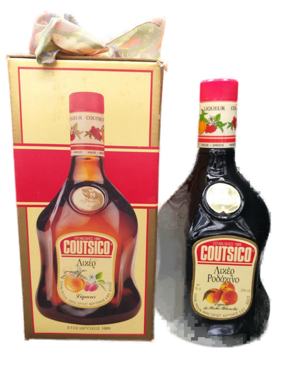 Coutsico Liqueur de Peche Blanche Griechenland 23% VOL. (1x0,7ltr.) OVP