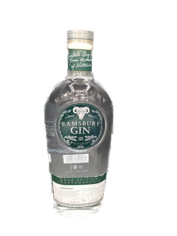Ramsbury 2016 London Dry Gin 40% VOL. (1x0,7ltr.) Ramsbury 2016 London Dry Gin 40% VOL. (1x0,7ltr.)