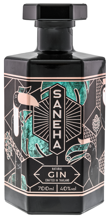 Saneha Natural Thai Gin 40% VOL. (1x0,7ltr.) Handcrafted